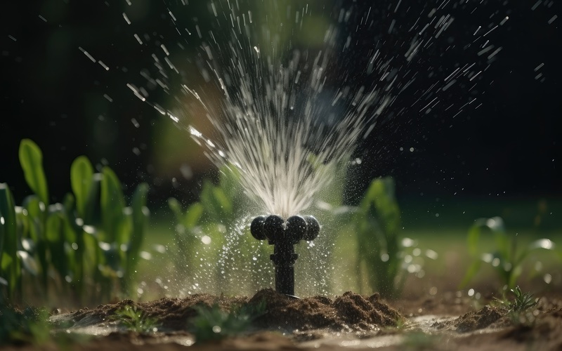 A sprinkler that can be cleaned by the experts at Hot Shot Sprinkler Repair & Landscape.
